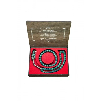 Anyolit Taşı 33 Lük Tesbih & Bileklik Set