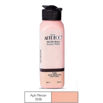 Artdeco Akrilik Boya 140 ml Açık Mercan