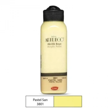 Artdeco Akrilik Boya 140ml Pastel Sarı