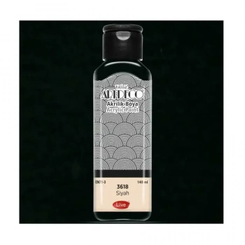 Artdeco Akrilik Boya 140ml Siyah