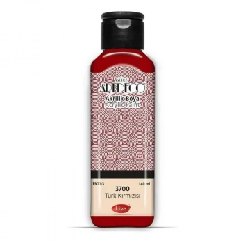 Artdeco Akrilik Boya 140ml Türk Kırmızısı 3700
