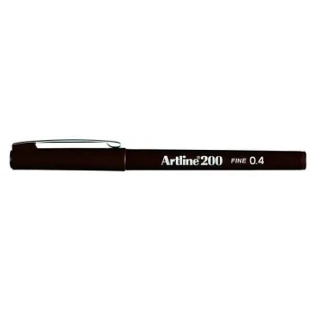 Artline 200 Fineliner 0.4 Keçe Uçlu Yazı Kalemi Koyu Kahverengi