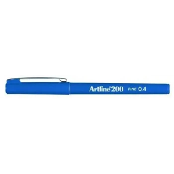Artline 200 Fineliner 0.4 Keçe Uçlu Yazı Kalemi Royal Mavi