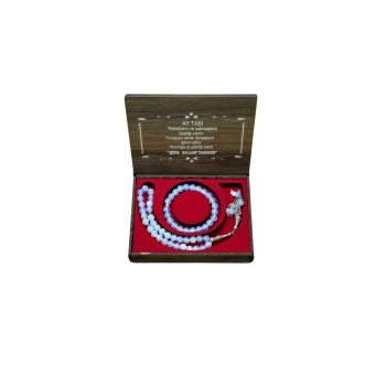 Ay Taşı 33 Lük Tesbih & Bileklik Set