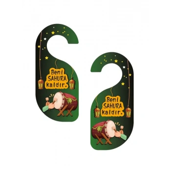 Beni Sahura Kaldır Kapı Askısı Kapı Uyarı Levhası