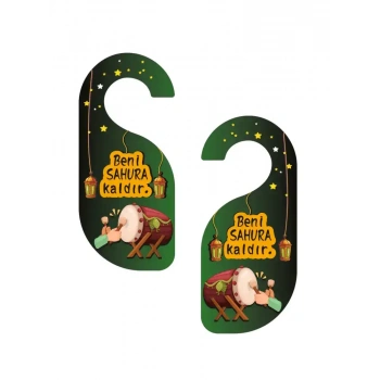 Beni Sahura Kaldır Kapı Askısı Kapı Uyarı Levhası