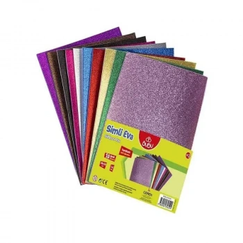 Bu Bu Simli Yapışkanlı Eva 20X3010 Renk