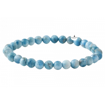 Buz Mavizi Apatit 6mm Doğal Taş Bileklik