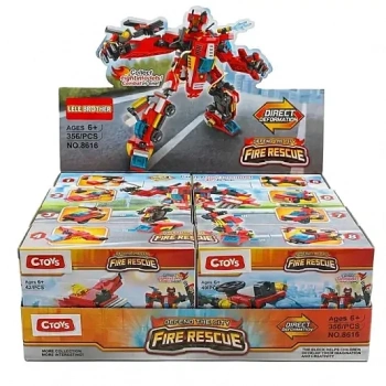 C Toys İtfaiye Aracına Dönüşebilen Robotlar