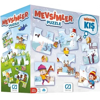 Ca Games Puzzle Mevsimler 50 x 70 cm