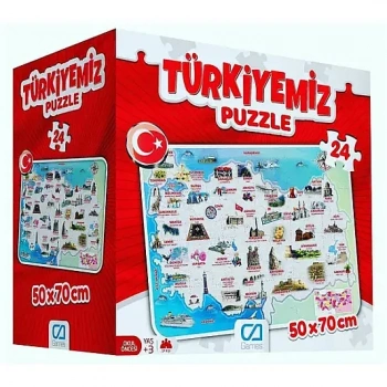 Ca Games Puzzle Türkiyemiz 68 x 48 cm