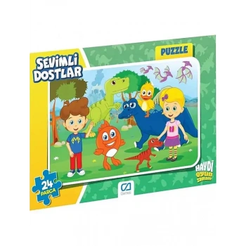 Ca Games Sevimli Dostlar Frame Puzzle 24 Parça