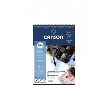 Canson 1557 Fıneface Resim Blok A4 200 gr 20 Yp Çok Amaçlı