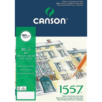 Canson 1557 Resim Çizim Blok A3 180Gr 20Yp