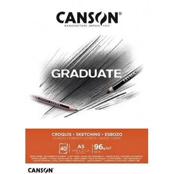 Canson Graduate Croquıs Eskiz Blok A5 96 gr 40 Yp
