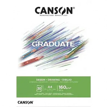 Canson Graduate Dessın Çizim Blok A4 160 gr 30 Yp