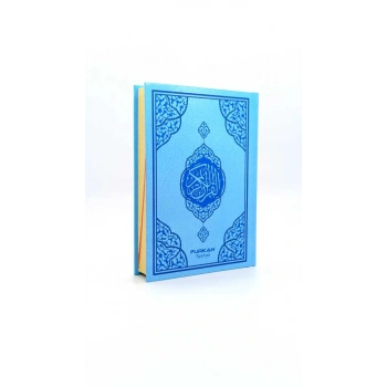 Çanta Boy Kuranı Kerim Mavi Miklepsiz