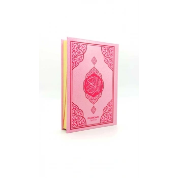 Çanta Boy Kuranı Kerim Pembe Miklepsiz