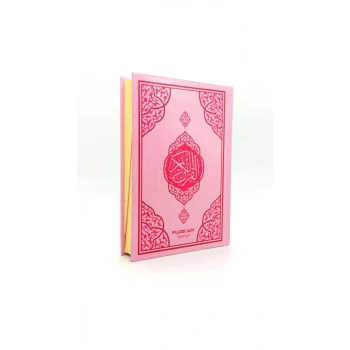 Çanta Boy Kuranı Kerim Pembe Miklepsiz