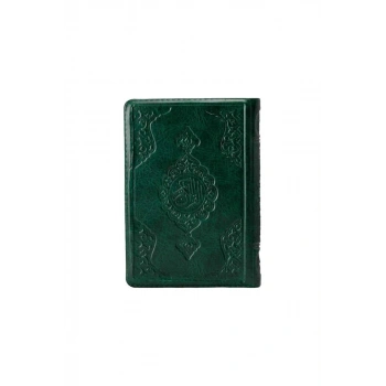 Çanta Boy Kuranı Kerim Yeşil Kılıflı