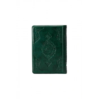 Çanta Boy Kuranı Kerim Yeşil Kılıflı