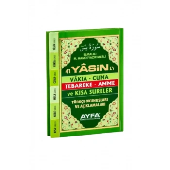 Çanta Boy Üçlü Yasin Sert Kapak