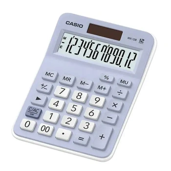 Casıo Hesap Makinesi 12 Hane Mavi (Mx-12B-Lb)