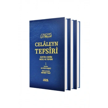Celaleyn Tefsiri Kuranı Kerim Meali Ve Tefsiri 3 Cilt Takım