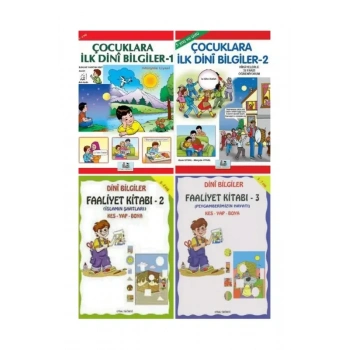 Çocuklar İçin Temel Dini Bilgiler Seti 4 Kitap