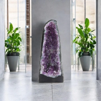 Doğal Ametist Kütlesi Mekan Dekoru - Osmanlı Doğal Taş-29  Kg