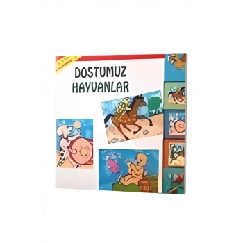 Dostumuz Hayvanlar - Karton Kitap 4 - 2-5 Yaş
