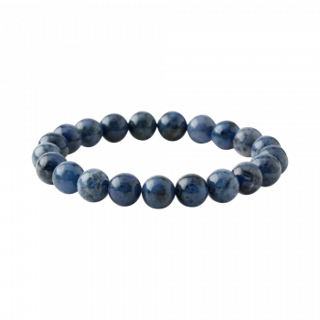 Dumortierit 10mm Doğal Taş Bileklik