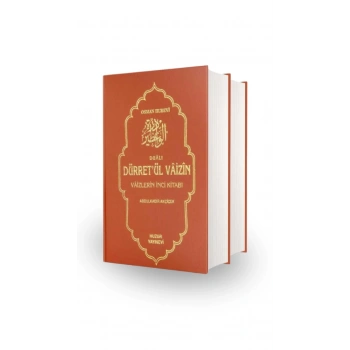 Dürretül Vaizin 2 Cilt Takım