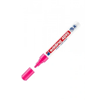 Edding 4095 Likit Tebeşir Kalemi Fosforlu Pembe 2-3 mm