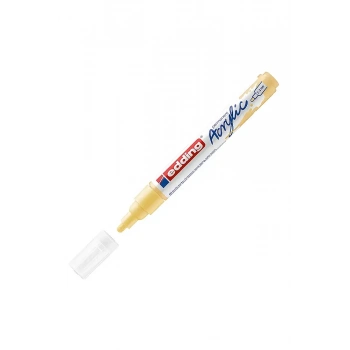 Edding 5100 Orta Uçlu Akrilik Markör Pastel Sarı
