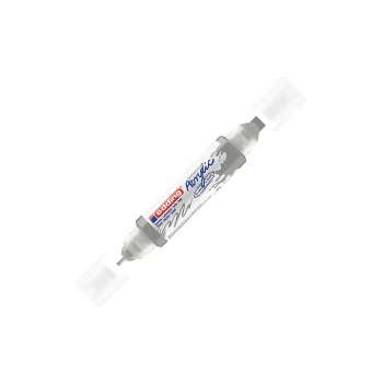 Edding 5400 3D Double Akrilik Liner Gümüş