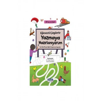 Eğlenceli Çizgilerle Yazmaya Hazırlanıyorum 60 Ay Ve Üzeri