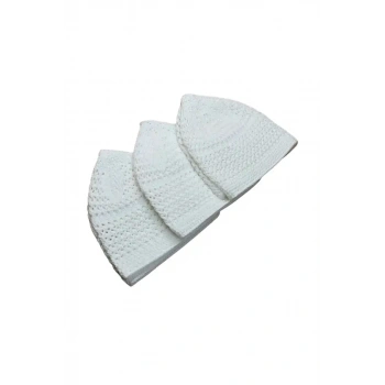 El Örgü Model Takke Beyaz