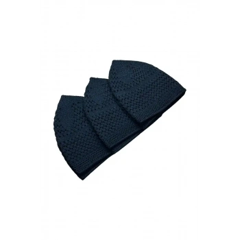 El Örgü Model Takke Siyah