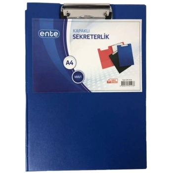Ente A4 Sekreterlik Kapaklı Mavi