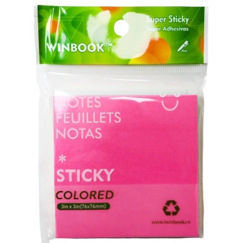 Ente Yapışkanlı Not Kağıdı 76x76 Pembe 12li DK-104