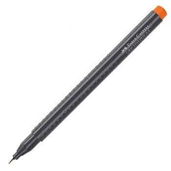Faber Castell Grip Finepen 0.4 Keçeli Kalem Turuncu