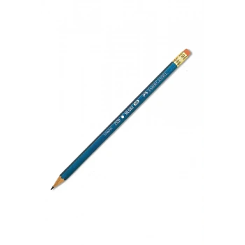 Faber Castell Köşeli Mercanlı Silgili Kurşun Kalem
