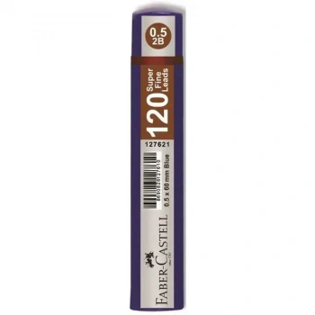 Faber Castell Min Grıp 0.5 2B 60Mm 120Li Mavi