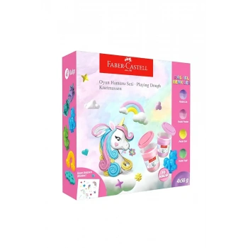 Faber Castell Unicorn Temalı Oyun Hamuru Seti