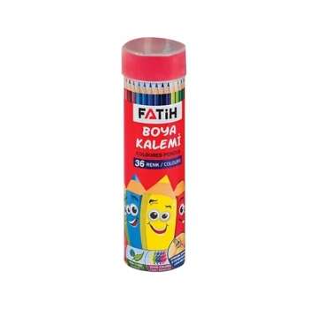Fatih Metal Tüp Kuru Boya Kalemi 36 Renk Tam Boy