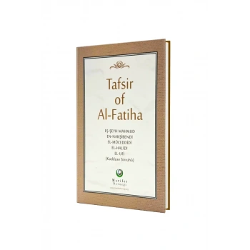 Fatiha Tefsiri İngilizce - Ciltli