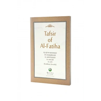 Fatiha Tefsiri İngilizce - Karton Kapak