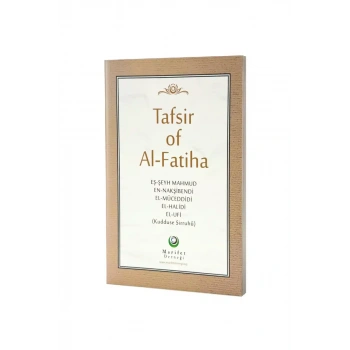 Fatiha Tefsiri İngilizce - Karton Kapak