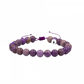 Fosfosiderit 8mm Merdiven Kapama Doğal Taş Bileklik